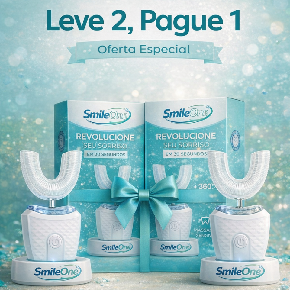SmileOne: Escova Inteligente Automática 360° - Oferta Exclusiva de Lançamento 🩵 PAGUE 1 LEVE 2