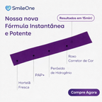 Tiras clareadoras roxas